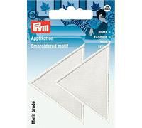 Prym 925467 Applikation Dreiecke groß weiß