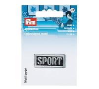 Prym 925810 Applikation Label Sport grau