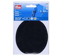 Prym 929010 Patches Velourslederimitat, aufbügelbar, 8 x 10,5 cm, schwarz