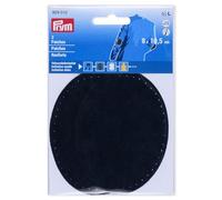Prym 929012 Patches Velourslederimitat, aufbügelbar, 8 x 10,5 cm, marine