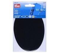 Prym Patches Velourslederimitat 14 x 10 cm, 2 Stück, schwarz (9,5 x 14,5 cm) (2,70€/1Stück)