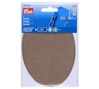 Prym 929033 Patches Velourslederimitat, aufbügelbar, 9,5 x 14,5 cm, stein