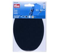Prym Patches Velourslederimitat 14 x 10 cm, 2 Stück, dunkelblau (9,5 x 14,5 cm) (2,70€/1Stück)