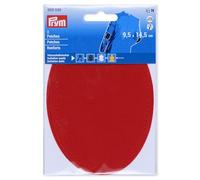 Prym 929039 Patches Velourslederimitat, aufbügelbar, 9,5 x 14,5 cm, rot