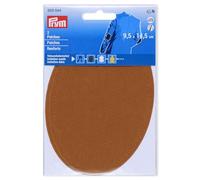 Prym 929044 Patches Velourslederimitat, aufbügelbar, 9,5 x 14,5 cm, camel