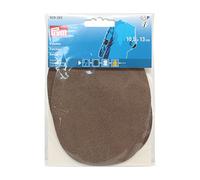 Prym 929282 Patches Nubukleder zum Annähen 10,5 x 13 cm braun