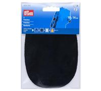 Prym 929355 Patches Veloursleder, zum Aufnähen, 10 x 14cm, schwarz
