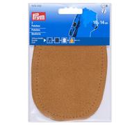 Prym 929358 Patches Veloursleder, zum Aufnähen, 10 x 14cm, camel