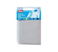 Prym 929409 Flickstoff CO (bügeln) 12 x 45 cm hellgrau, Grau