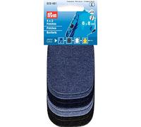 Prym 4x2 Patches Mini (zum Aufbügeln) 6 x 8 cm Jeans/CO