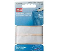 Prym 957089 Elastic-Band extra weich 20 mm weiß