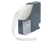 Prym 957145 Kräusel-Elastic 40 mm weiß, 53% PA 27% PES 20% EL