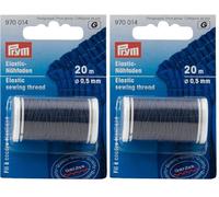 Prym 970014 Elastic-Nähfaden 0,5 mm Marine (Packung mit 2)