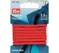 Prym 972403 Anorak- und Parkakordel 4 mm rot