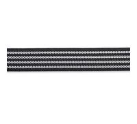 Prym Elastikbund 996402 Rutschfest 25 mm Schwarz 53% Elastodien