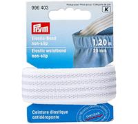 Prym 996403 Elastic-Bund non slip 25 mm weiß