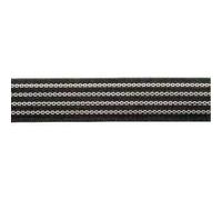 Prym Elastic-Bund Non Slip, schwarz, 25 mm, 10 m