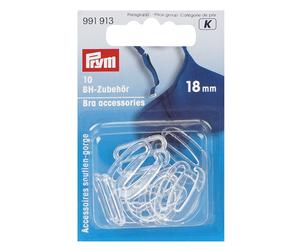 Prym BH-Zubehör Sortiment (18 mm/ transparent/ 10 St.)