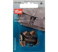 Prym Bodennägel für Taschen 15mm altmessing, Eisen, Ø 15 mm, 4 Stück