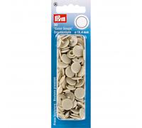 PRYM Druckknöpfe Color snaps Beige 12,4 mm