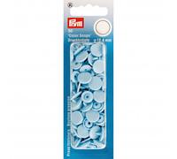 Prym Color Snaps Druckknöpfe Kunststoff Rund Hellblau 12,4mm - 30 Stk