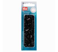 Prym Color Snaps Druckknöpfe schwarz 12,4mm 30 Stück