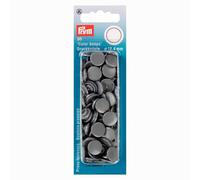 Prym Color Snaps Druckknöpfe silbergrau 12,4mm 30 Stück