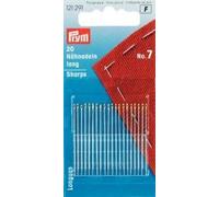Prym Consumer Nähnadeln lang Stahl 7 silberfarbig 0,70 x 37 mm