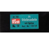 Prym 124.129 Sticknadeln, silber, Einheits Größe, 25 Count
