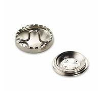 Prym Überziehbare Knöpfe mit Werkzeug MS 23 mm silberfarbig