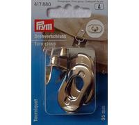 Prym Drehverschluss 35 x 20 mm silberfarbig 1 Stück 417880