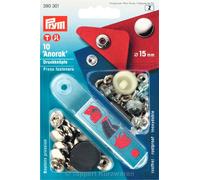 Prym Druckknöpfe Anorak 15 mm, 10 Stück, altkupfer