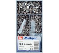 Prym 390262 Druckknopf Anorak, Messing, 15 mm, altmessing Non-Sew Press Fasteners, Stainless Steel, Brass, 2 x 1 x 1 cm