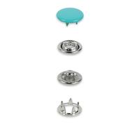 Prym 390777 Druckknöpfe Jersey, 12 mm, mint, kompatibel mit dem Vario Creative Tool