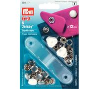 Prym Druckknöpfe Jersey Perlkappe 12 mm, 6 Stück