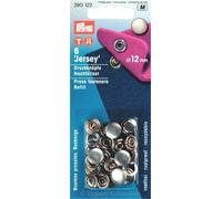 Prym Druckknöpfe Jersey Perlkappe 12 mm, 6 Stück