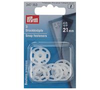 Prym Druckknöpfe Kunststoff (21 mm/ transparent/ 3 St.)