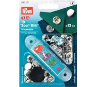 PRYM Nähfrei-Druckknopf "Sport Mini", 13mm, brüniert, Messing, Bekleidungsverschlüsse, Knöpfe