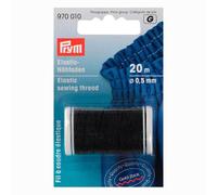 Prym Elastic Nähfaden schwarz 0,5mm 20m
