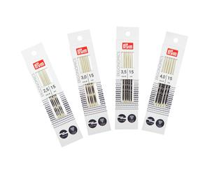 Prym ergonomics Strumpfstricknadel (15 cm/ Nadel-Spiel/ versch. Stärken)