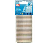 Prym Flickstoff Baumwolle beige/weiß kariert 12 x 45 cm