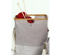 Prym Speichern & Reisetasche Leinwand und Bambus, Grau