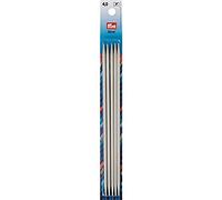Prym grau 191492 Strumpfstricknadeln Aluminium, 20 cm 4,00 mm, 4,0 mm