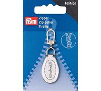 Prym "" Handmade Fashion-Zipper Zip Abzieher, Metall, weiß