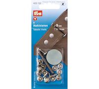 8 Hohlnieten ø 9mm silber