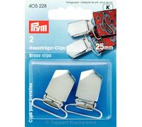 Prym Hosenträger-Clips (25 mm/ silberfarbig/ 2 St.)