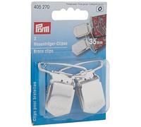 Prym Hosenträger-Clips Stahl 18mm silber col