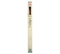 Prym Jackenstricknadeln Natural farbig 40 cm 10,00 mm Jackenstricknadel, Holz, Mehrfarbig, 10 mm