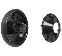 Prym Knöpfe, Kunststoff, schwarz, 15 mm, 100 Stück