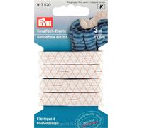 Prym Knopfloch-Elastic 12 mm weiß